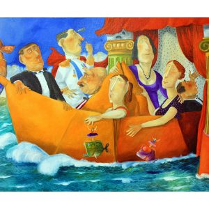 Grafica di Pino Procopio - Il teatro del mare - Fine art Giclèe