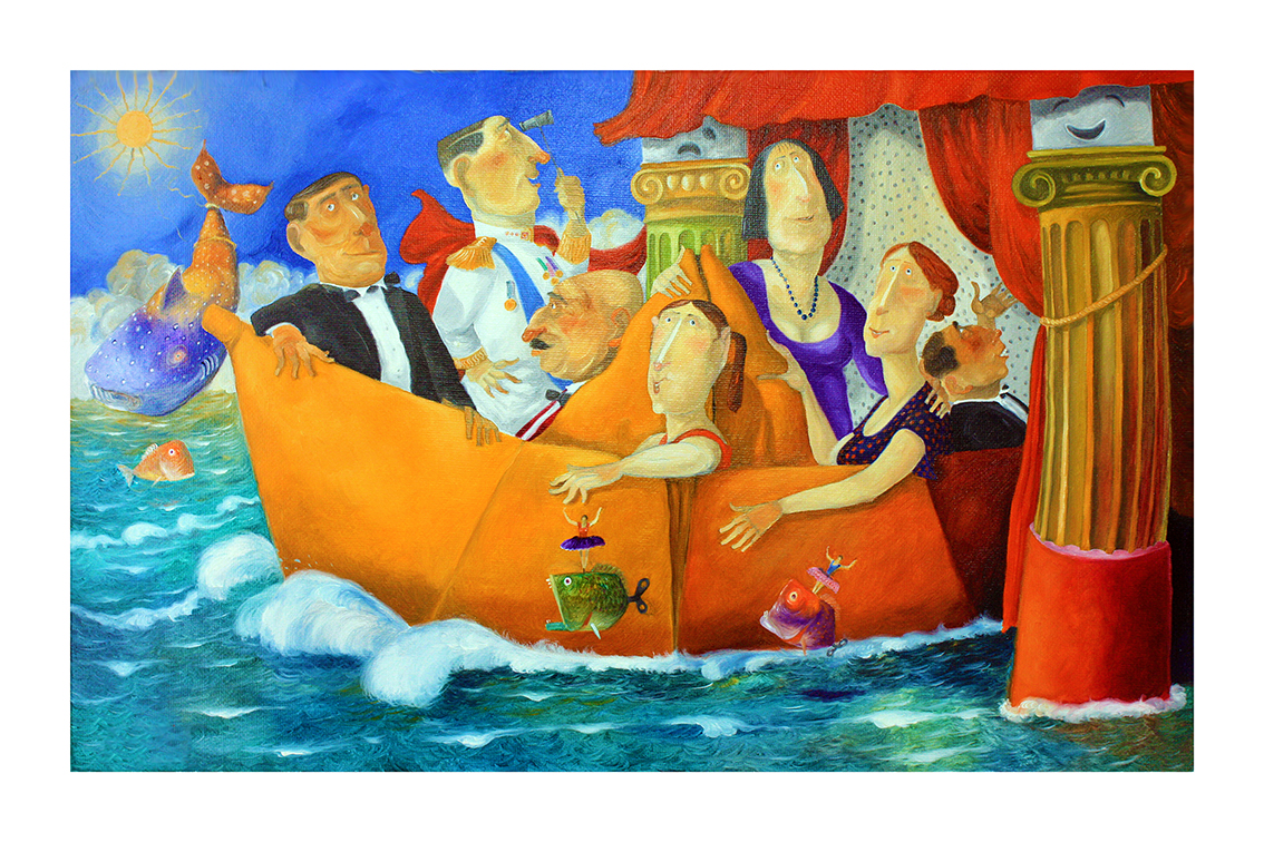 Pino Procopio - Il teatro del mare - Fine art Giclèe Grafica di Pino Procopio - Il teatro del mare - Fine art Giclèe