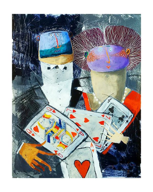Fine Art Giclèe Pino Procopio - Partita a poker