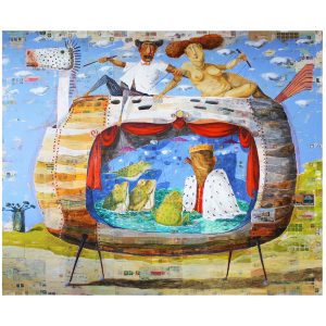 Fine Art Giclèe Pino Procopio - Il re delle rane