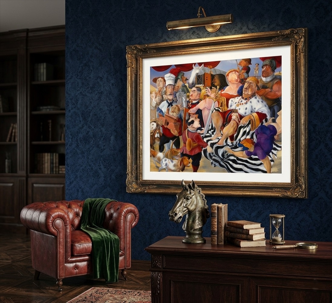 Fine Art Giclèe Pino Procopio - La corte del re