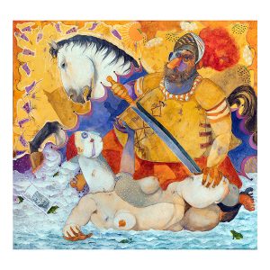 Fine Art Giclèe Pino Procopio - Re Carlo Martello Tra i glicini e il sambuco