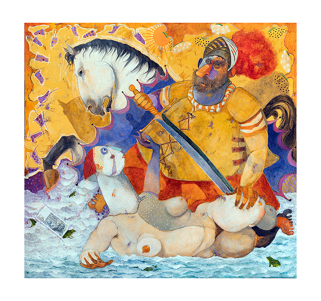 Fine Art Giclèe Pino Procopio - Re Carlo Martello Tra i glicini e il sambuco Fine Art Giclèe Pino Procopio - Re Carlo Martello Tra i glicini e il sambuco