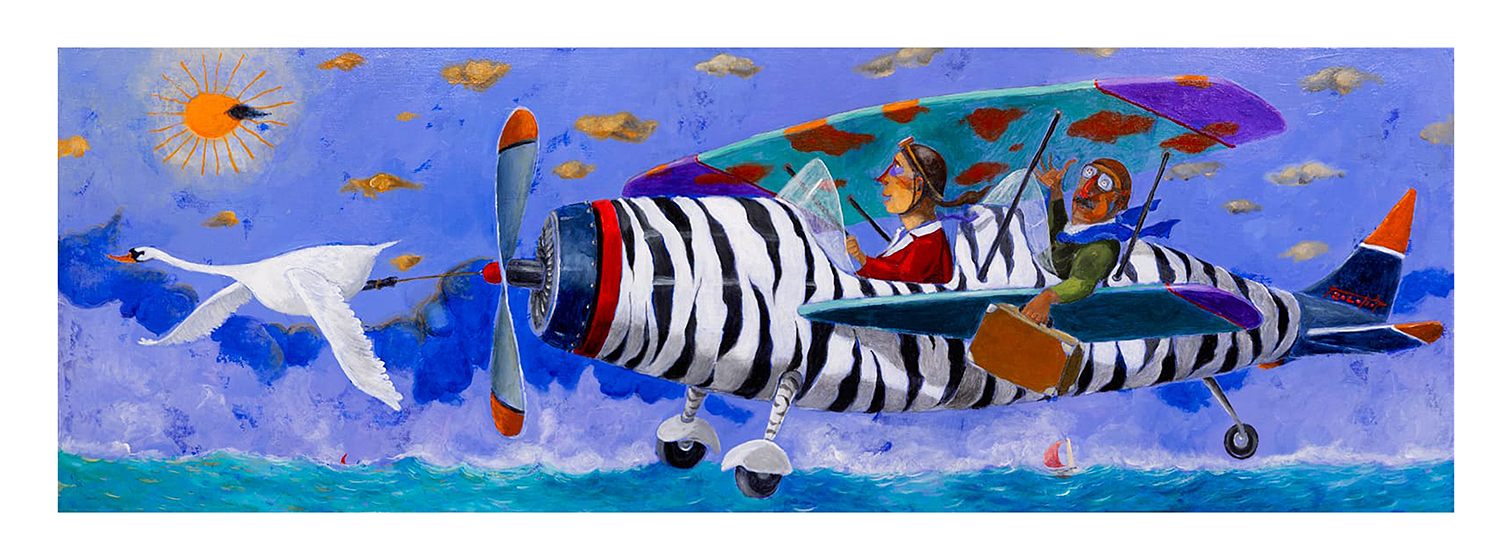 Fine Art Giclee Pino Procopio - Rotta verso Sud Grafica d'arte Giclee Pino Procopio - Rotta verso Sud